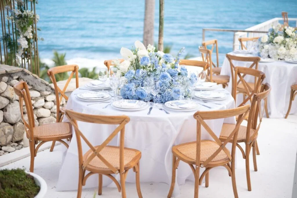 ideas de decoración para boda en la playa en República Dominicana