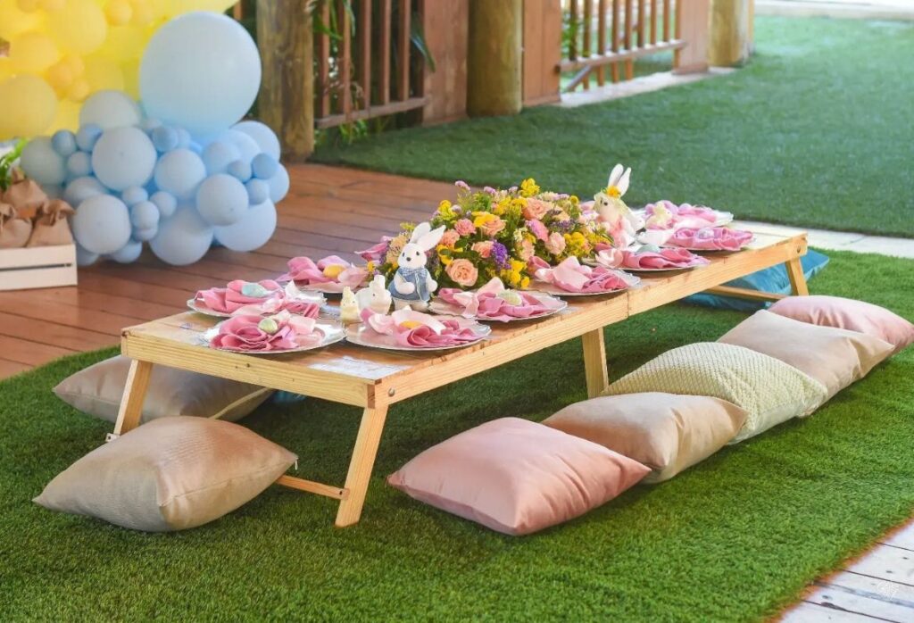 Centro de mesa para evento en República Dominicana, Cumpleaños Temáticos y su Floristería Perfecta